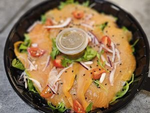 Zalm carpaccioschotel