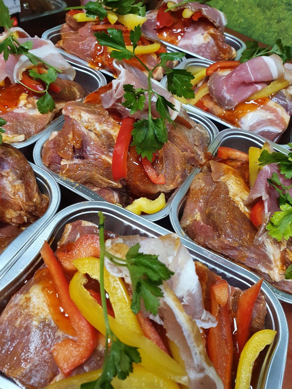 Schouderfilet in ovenschaal